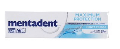 MENTADENT MAXIMUM PROTECTION MENTA FRESCA DENTIFRICIO 75 ML - Farmacia Dott. Pasquale Russo