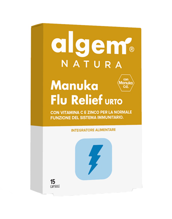 ALGEM MANUKA FLU RELIEF URTO 15 CAPSULE - Farmacia Dott. Pasquale Russo