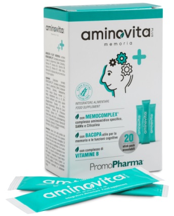 AMINOVITA PLUS MEMORIA 20 STICK PACK X 2 G - Farmacia Dott. Pasquale Russo