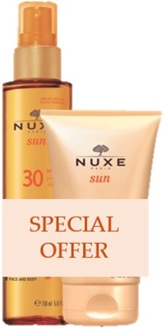 NUXE SUN DUO OLIO SOLARE SPF30 + LATTE DOPOSOLE 150 ML + 100 ML - Farmacia Dott. Pasquale Russo