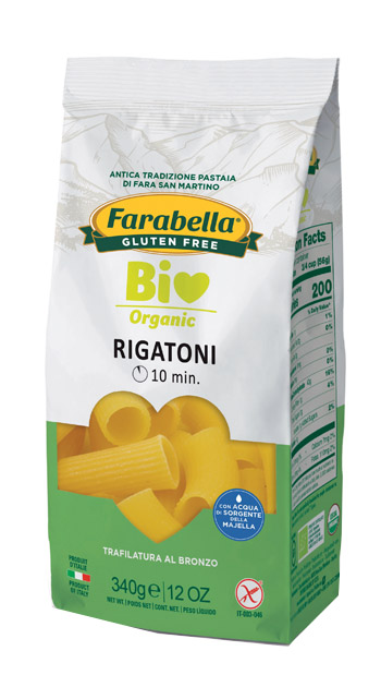 FARABELLA BIO RIGATONI MAIS-RISO 340 G - Farmacia Dott. Pasquale Russo