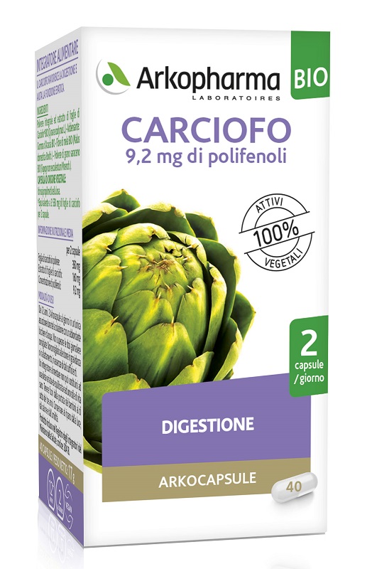 ARKO CAPSULE CARCIOFO BIO 40 CAPSULE - Farmacia Dott. Pasquale Russo