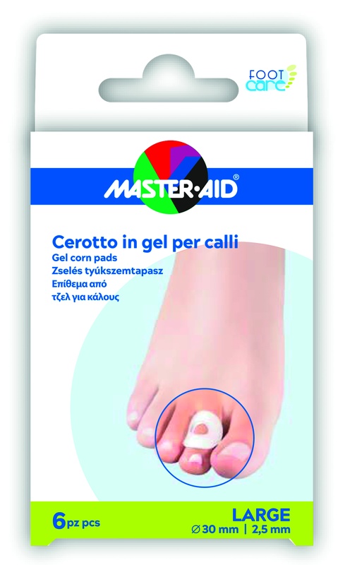 CEROTTO PROTEZIONE CALLI MASTER-AID FOOTCARE IN GEL LARGE 6 PEZZI B11 - Farmacia Dott. Pasquale Russo