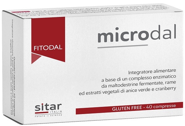 MICRODAL 40 COMPRESSE FITODAL - Farmacia Dott. Pasquale Russo