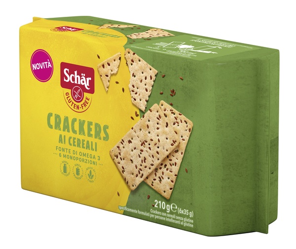 SCHAR CRACKERS CEREALI SENZA LATTOSIO 6 MONOPORZIONI DA 35 G - Farmacia Dott. Pasquale Russo
