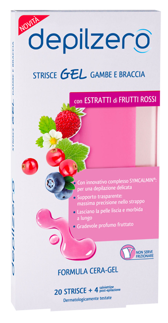 DEPILZERO STRISCE GEL GAMBE BRACCIA 20 PEZZI - Farmacia Dott. Pasquale Russo