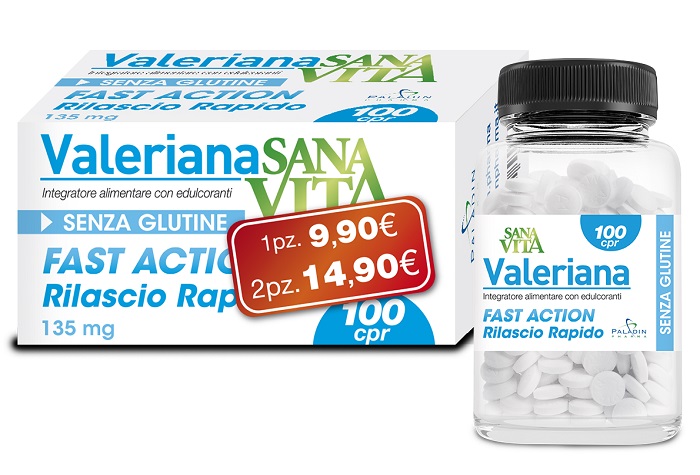 SANAVITA VALERIANA 100 COMPRESSE - Farmacia Dott. Pasquale Russo