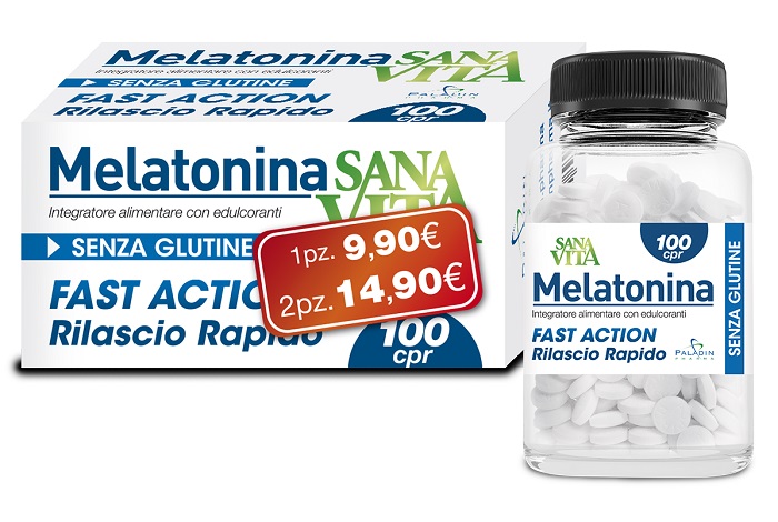 SANAVITA MELATONINA 100 COMPRESSE - Farmacia Dott. Pasquale Russo