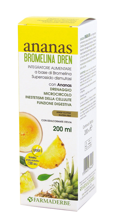 ANANAS BROMELINA DREN 200 ML - Farmacia Dott. Pasquale Russo