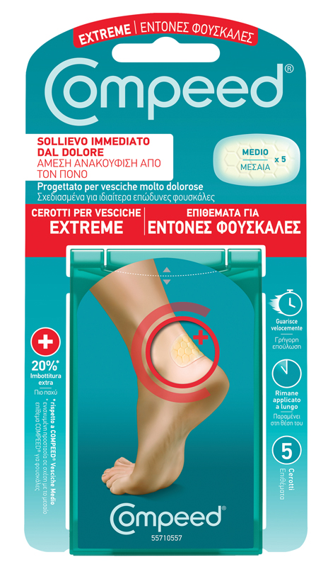 COMPEED CEROTTI PER VESCICHE EXTREME 5 PEZZI - Farmacia Dott. Pasquale Russo