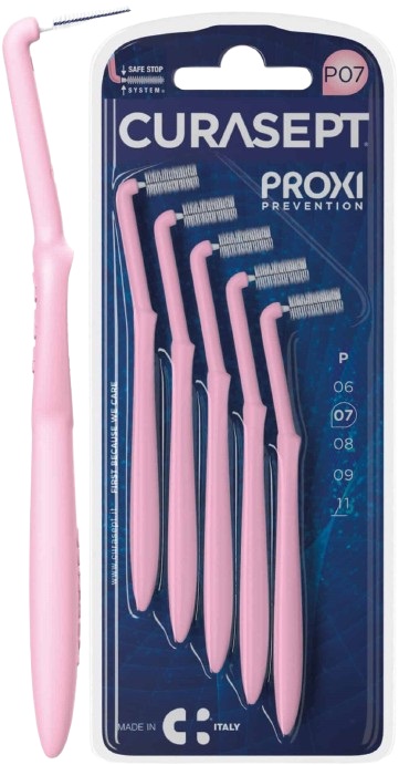 CURASEPT PROXI ANGLE P07 ROSA/PINK 5 PEZZI - Farmacia Dott. Pasquale Russo