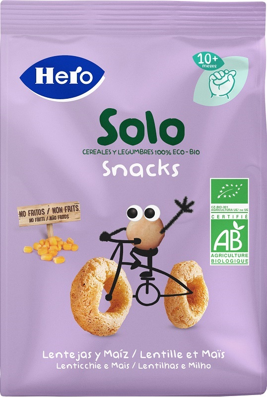 HERO SOLO SNACK LENTICCHIE MAIS 100% BIO 50 G - Farmacia Dott. Pasquale Russo