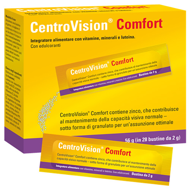 CENTROVISION COMFORT 28 BUSTINE GUSTO ARANCIA - Farmacia Dott. Pasquale Russo