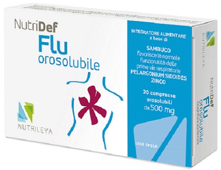 NUTRIDEF FLU OROSOLUBILE 20 COMPRESSE - Farmacia Dott. Pasquale Russo
