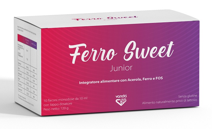 FERRO SWEET JUNIOR 10 FLACONCINI MONODOSE - Farmacia Dott. Pasquale Russo
