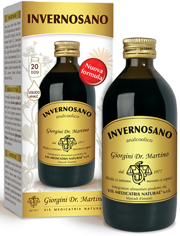 INVERNOSANO LIQUIDO ANALCOLICO 200 ML - Farmacia Dott. Pasquale Russo