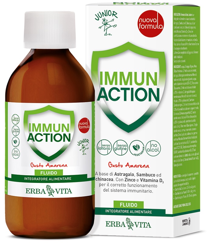 IMMUN ACTION FLUIDO JUNIOR 200 ML - Farmacia Dott. Pasquale Russo