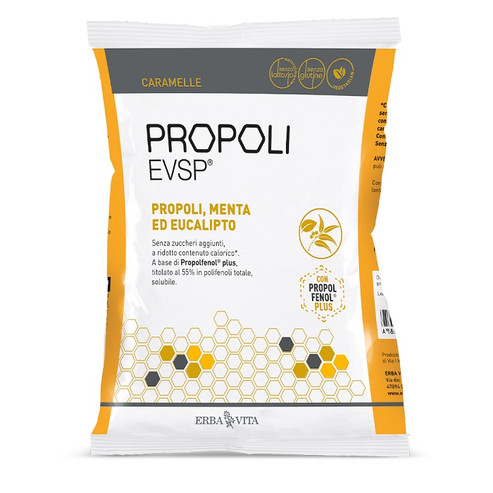 PROPOLI EVSP CARAMELLE PROPOLI MENTA EUCALIPTO 65 G - Farmacia Dott. Pasquale Russo