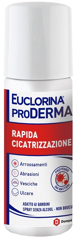 EUCLORINA PRODERMA RAPIDA CICATRIZZAZIONE SPRAY 125 ML - Farmacia Dott. Pasquale Russo