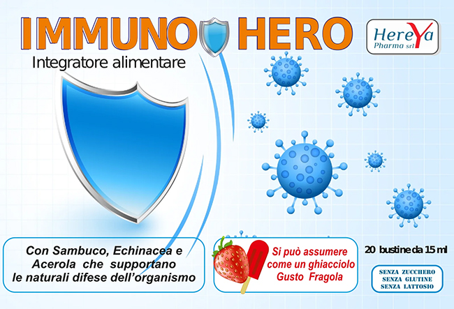 IMMUNO HERO 20 STICK 15 ML - Farmacia Dott. Pasquale Russo