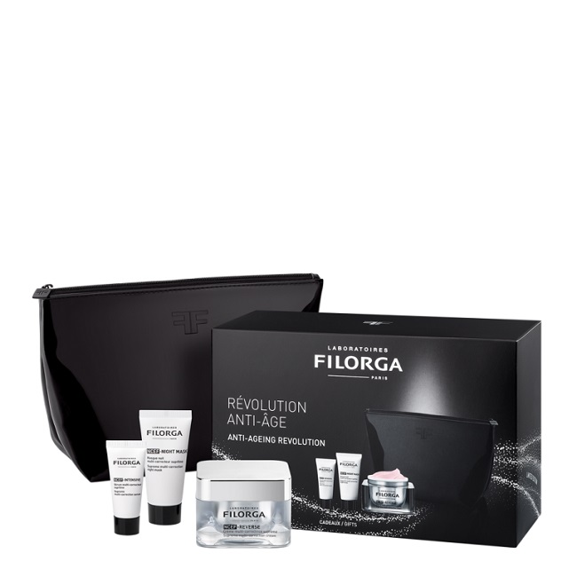 FILORGA LUXURY COFF SKIN QUALITY 2020 1 NCEF REVERSE 50 ML + 1 NCEF INTENSIVE 7 ML + 1 NCEF NIGHT MASK 15 ML - Farmacia Dott. Pasquale Russo