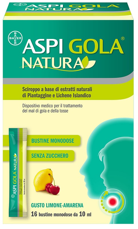 ASPI GOLA NATURA 16 BUSTINE MONODOSE DA 10 ML - Farmacia Dott. Pasquale Russo