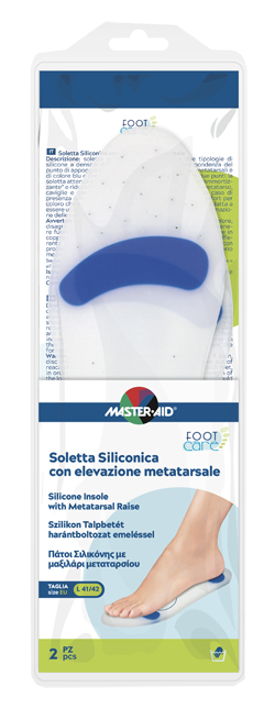 SOLETTA SILICONICA MASTER-AID FOOTCARE LARGE 41-42 METATARSO I6 - Farmacia Dott. Pasquale Russo