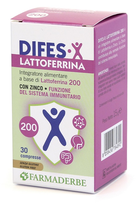 DIFES X LATTOFERRINA 200 30 COMPRESSE - Farmacia Dott. Pasquale Russo