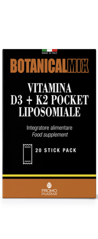 VITAMINA D3 + K2 POCKET BOTANICAL MIX 30 STICK - Farmacia Dott. Pasquale Russo