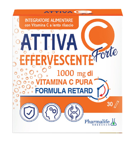 ATTIVA C FORTE EFFERVESCENTE 30 STICK - Farmacia Dott. Pasquale Russo