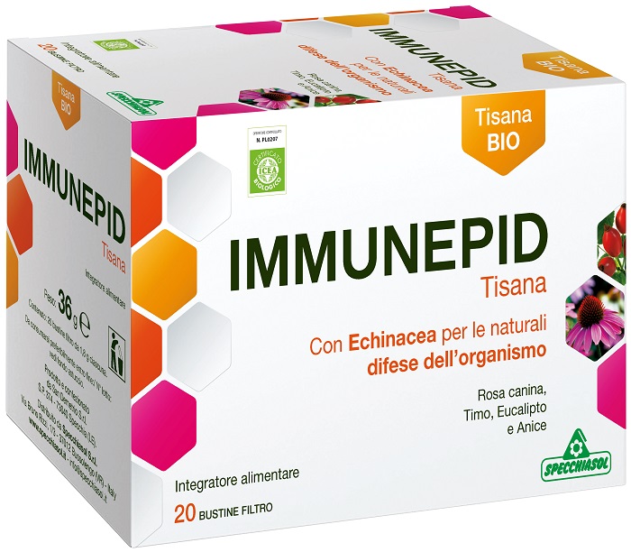 IMMUNEPID TISANA 20 BUSTINE - Farmacia Dott. Pasquale Russo