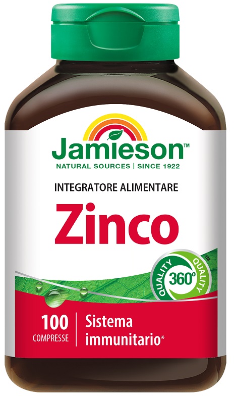 JAMIESON ZINCO 100 COMPRESSE - Farmacia Dott. Pasquale Russo