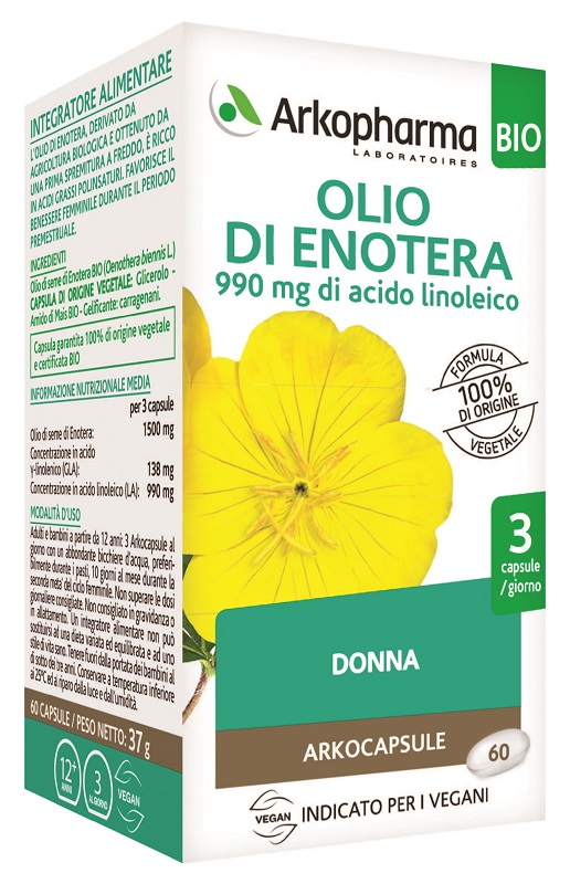 ARKOCPS OLIO ENOTERA 60 PERLE - Farmacia Dott. Pasquale Russo