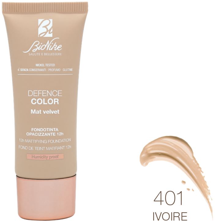 DEFENCE COLOR FONDOTINTA MAT VELVET 401 30 ML - Farmacia Dott. Pasquale Russo