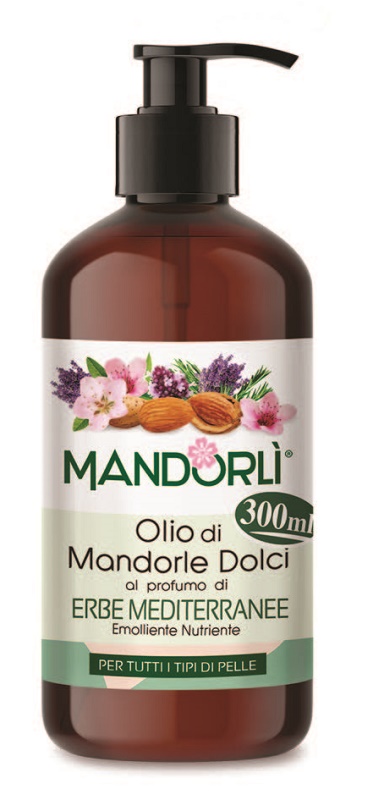 MANDORLI ERBE MEDITERRANEE OLIO CORPO 300 ML - Farmacia Dott. Pasquale Russo