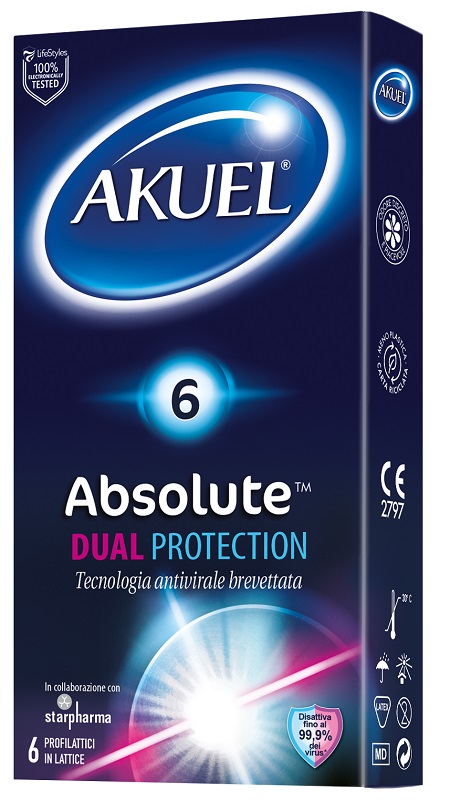 AKUEL ABSOLUTE DUAL PROTECTION 6 PEZZI - Farmacia Dott. Pasquale Russo