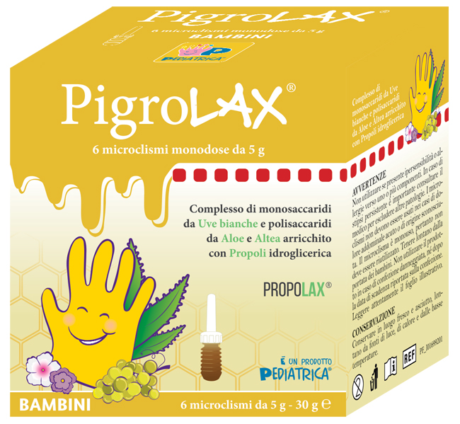 MICROCLISMA PIGROLAX BAMBINI 6 X 5 G - Farmacia Dott. Pasquale Russo