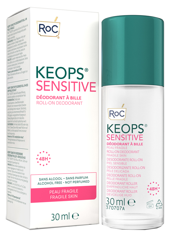 ROC KEOPS DEODORANTE ROLL-ON 48H SENSITIVE 30 ML - Farmacia Dott. Pasquale Russo