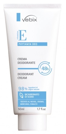 VEBIX PHYTAMIN E DEO PERFORMANCE CREMA DEO 48H-50ML BICARBONATO DI SODIO - Farmacia Dott. Pasquale Russo