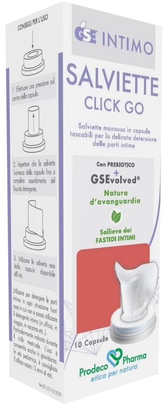 GSE INTIMO SALVIETTE CLICK GO 10 PEZZI - Farmacia Dott. Pasquale Russo