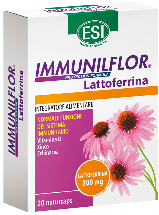 ESI IMMUNILFLOR LATTOFERRINA 20 NATURCAPS - Farmacia Dott. Pasquale Russo