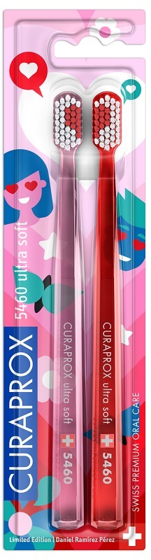 CURAPROX SPAZZOLINO 5460 ULTRA SOFT LOVE SPECIAL EDITION 2 PEZZI - Farmacia Dott. Pasquale Russo