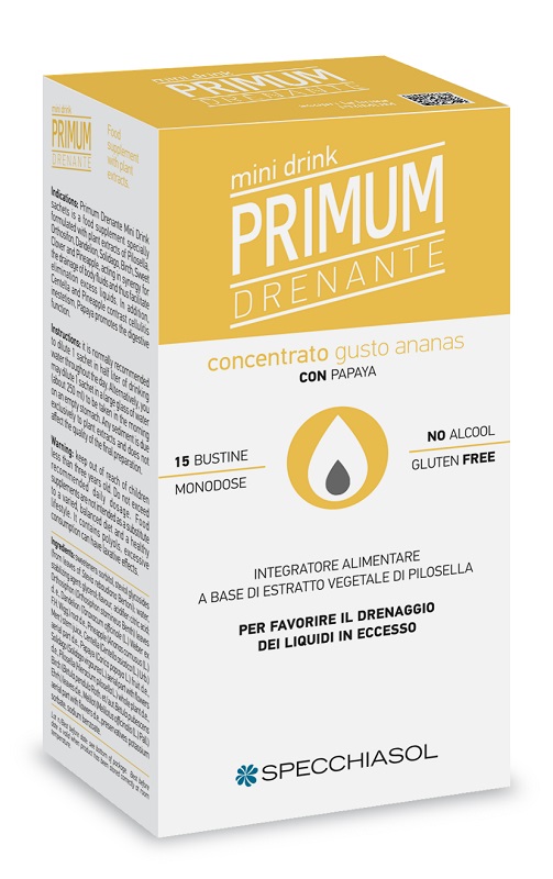 PRIMUM DRENANTE MINIDRINK ANANAS 15 STICK DA 10 ML - Farmacia Dott. Pasquale Russo