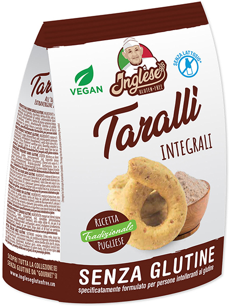 INGLESE TARALLI INTEGRALI 180 G - Farmacia Dott. Pasquale Russo