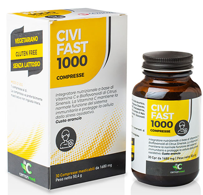 CIVIFAST 1000 30 COMPRESSE MASTICABILI - Farmacia Dott. Pasquale Russo