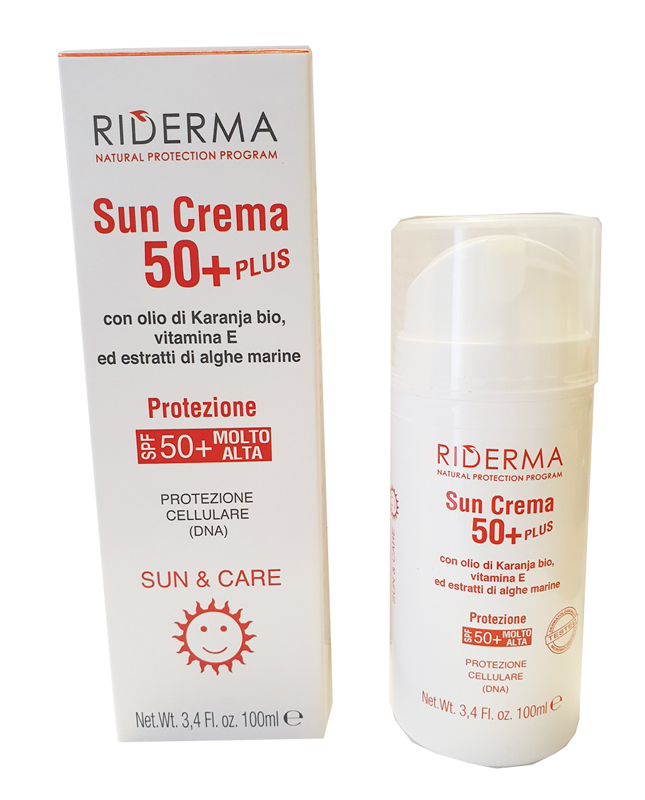 RIDERMA SUN CREMA 50+ PLUS 100 ML - Farmacia Dott. Pasquale Russo