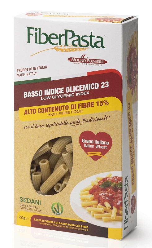 FIBERPASTA SEDANI BASSO INDICE GLICEMICO 250 G - Farmacia Dott. Pasquale Russo