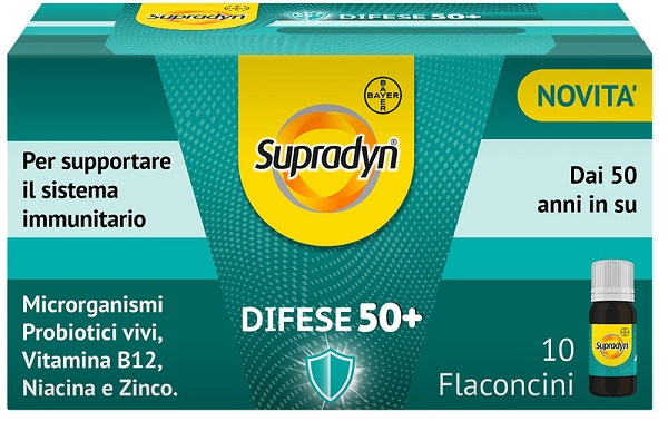 SUPRADYN DIFESE 50+ 10 FLACONCINI 10 ML - Farmacia Dott. Pasquale Russo