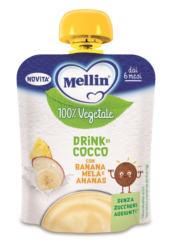 MELLIN POUCH COCCO MELA BANANA ANANAS 90 G - Farmacia Dott. Pasquale Russo