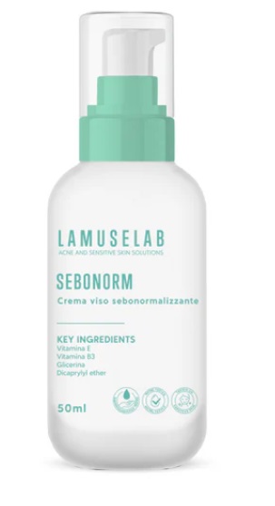 LAMUSELAB SEBONORM CREMA VISO SEBONORMALIZZANTE 50 ML - Farmacia Dott. Pasquale Russo